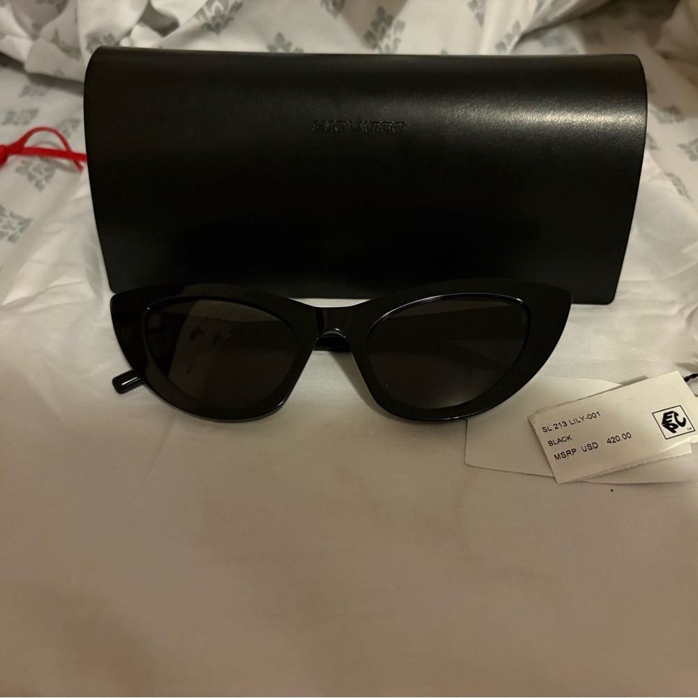 Saint Laurent Black Sunglasses Lily